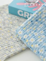Jijimi Fabric Ripple Seesucker Summer Fabric Floral Patterned Fabric Flower Wide Width Clad 2 Types