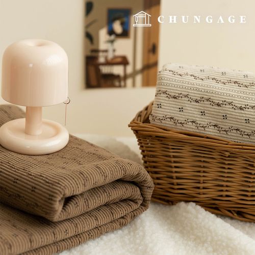 Corduroy Fabric Span Medium Golden 8W Corduroy Leaf Stripes Patterns Fabric Wide Width Winter Fabric Frozen 2 Types
