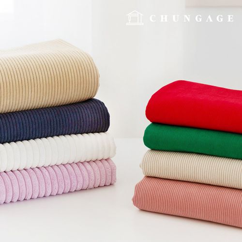 Corduroy Fabric 2.5W 4.5W 8W 16W Corduroy Fabric Wide Width Fabric Winter Plain December Simply