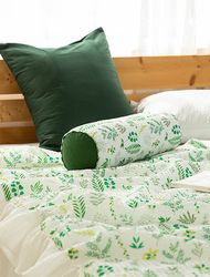 Jijimi Fabric Ripple Seersucker Fabric Wide Width Fabric leaf Green Forest 717