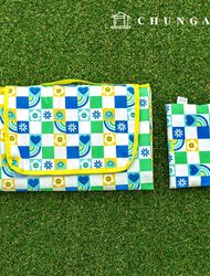 Waterproof Cloth DTP Waterproof Fabric Wide Width Check Fabric Floral Cloth Happy Land W097