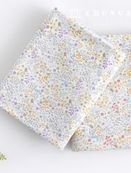 Organic Daimaru fabric single jacquard wide width bird flower 2 types