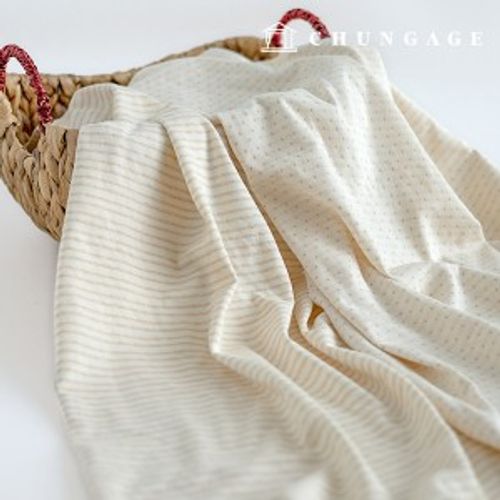 Organic Daimaru fabric double-sided jacquard Wide Width double baby