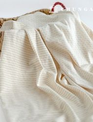 Organic Daimaru fabric double-sided jacquard Wide Width double baby