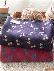 Winter pre-dyed jacquard cherry knit fabric 2 types