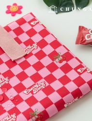 Waterproof Cloth DTP Waterproof Fabric Wide Width Check Fabric Cherry Bomb W104
