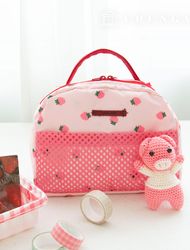 Waterproof Cloth DTP Waterproof Fabric Wide Width Pattern Fabric Pink Berry W116