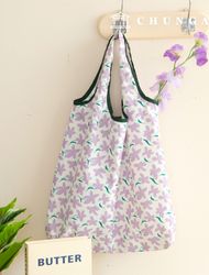 Waterproof Cloth DTP Waterproof Fabric Wide Width Flower Floral Fabric Lilac Fragrance W126