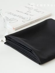 Poly water Silk Fabric Wide Width Black