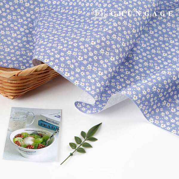 Eco-friendly antibacterial and anti-inflammatory fabric E-DTP cotton 20 count Shasha Flower Purple