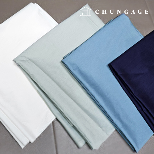 Cotton Blend Fabric Span NCfabric Washing Plain 40 count 4 types