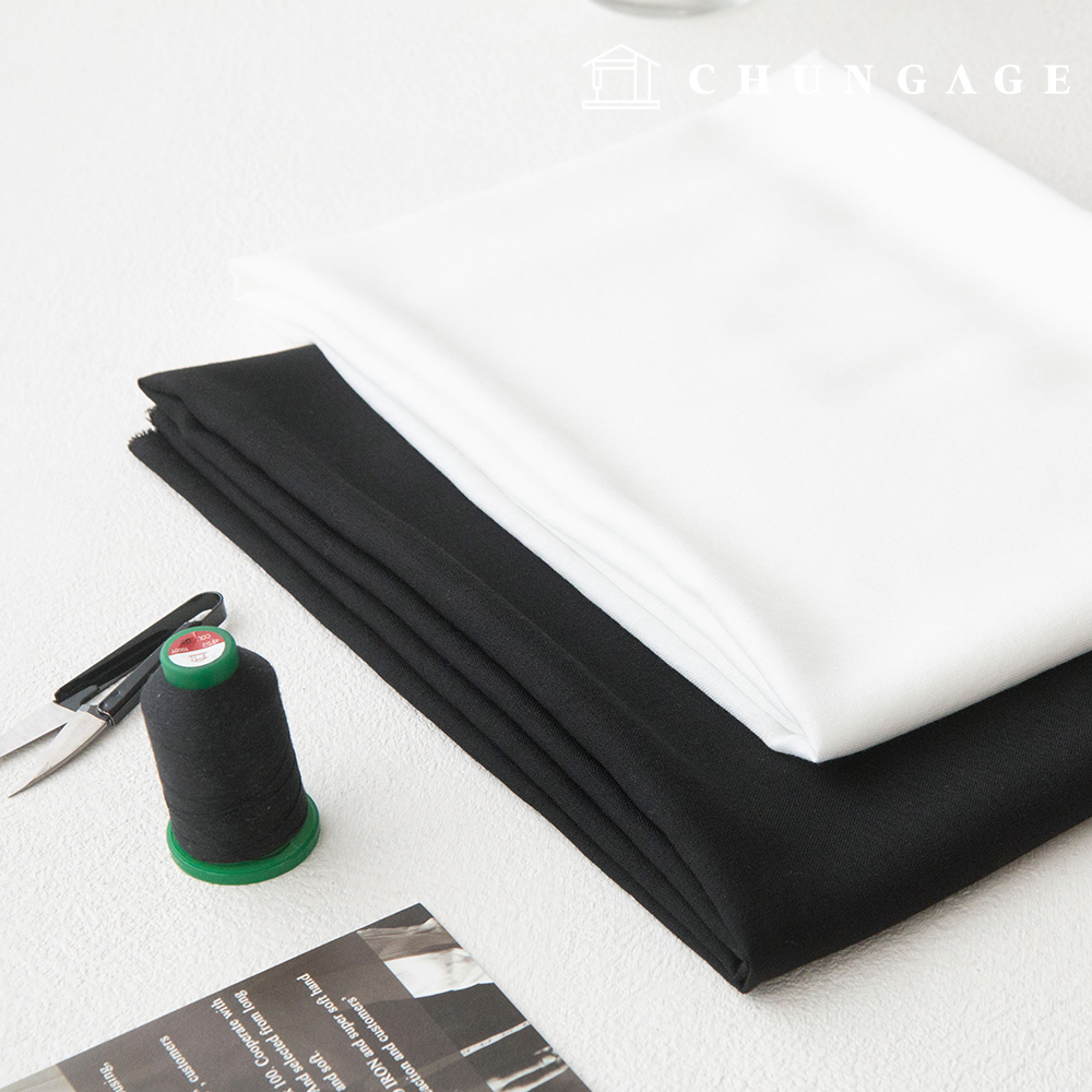 Rayon Rayon Poly Blend Summer Wide Width Plain Basic 2 types