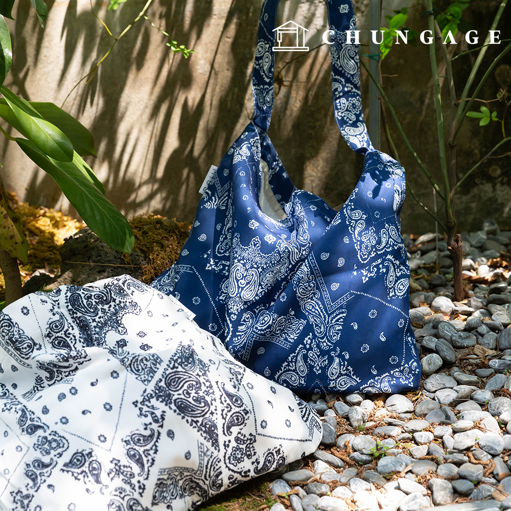 Eco Bag Paisley Tote Bag Summer Ethnic 2 Types