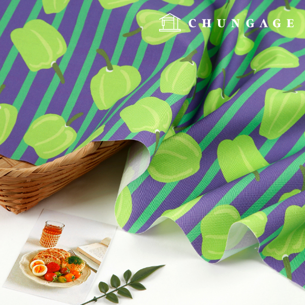 Eco-friendly antibacterial and anti-inflammatory fabric E-DTP cotton 20 count greening pepper