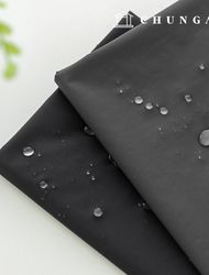 Waterproof Cloth Poly Waterproof Fabric Plain Fabric Wide Width Deep Color 2 Types