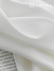 Spandex Poly Rayon TR Fabric Wide Width Stripe Ivory
