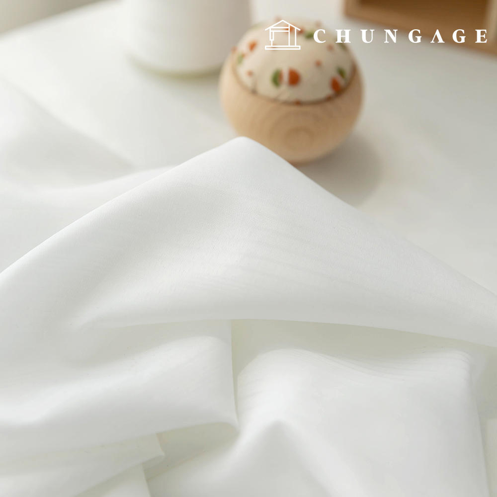 Poly Fabric Stripe Fabric Wide Width Practice Fabric White