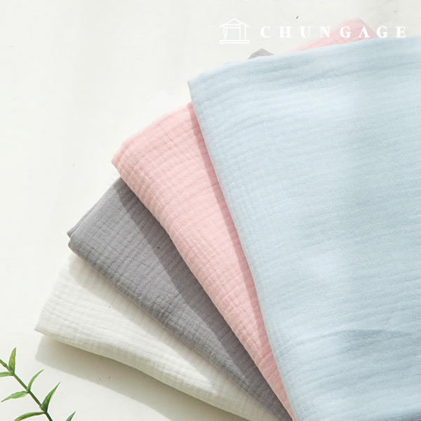 Yoru Sammedium Gauze Fabric Wide Width Washing Cotton 3medium Plain Banibebe