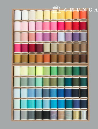 Sewing thread 60 count 3-ply small sewing thread 100 colors