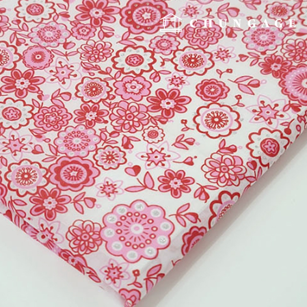 Asawondan cotton60 count Wide Width Sunkist Blossom