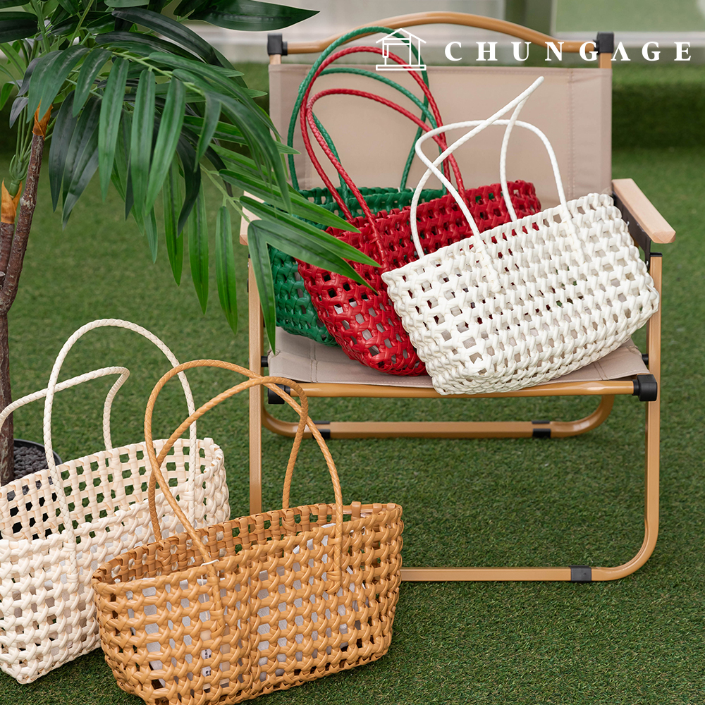 Netbag Mesh Net Bag Handbag Mini Tote Bag Beach Bag Jellypo 6 types