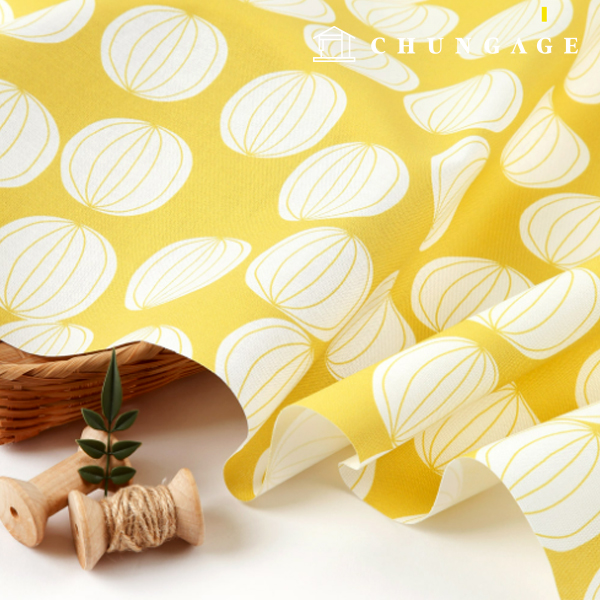 Oxford fabric cotton 20 count eco-friendly DTP Wide Width Whigelife Onion Yellow MOXJN 1001