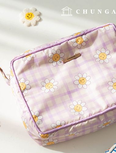 Waterproof Cloth DTP Waterproof Fabric Wide Width Check Fabric Happy Check W091