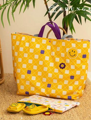 Waterproof Cloth DTP Waterproof Fabric Wide Width Check Fabric Floral Fabric Loco Moco W096