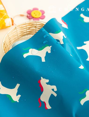 Waterproof Cloth DTP Waterproof Fabric Wide Width Zoo Team Mid Pony W099