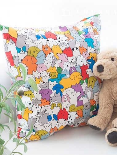 Cotton fabric Oxford Fabric 20 count Puppy Puppy
