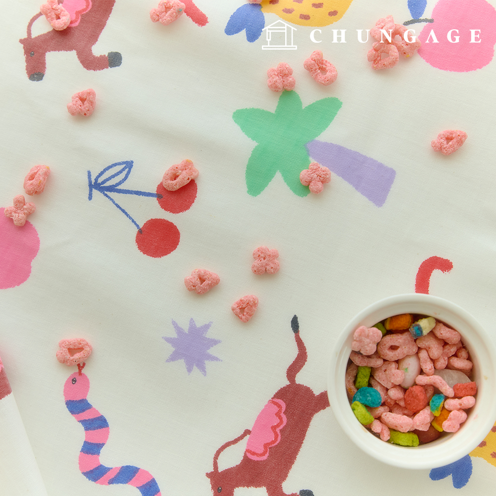 Waterproof Cloth Fruit Animal Laminate Waterproof Fabric TPU Wiggle Wiggle