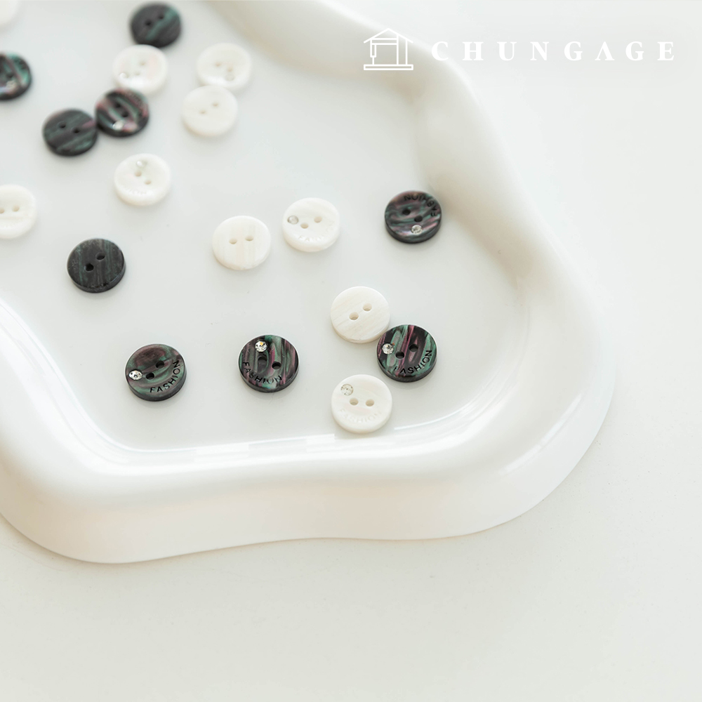 Fashion cubic pattern Mini 2 button clothes making