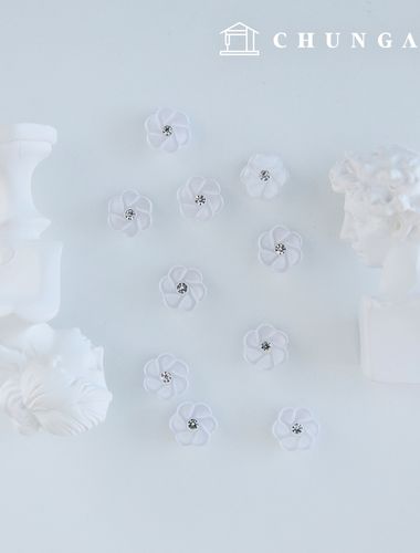 Aurora Flower Flower cubic button clothes making