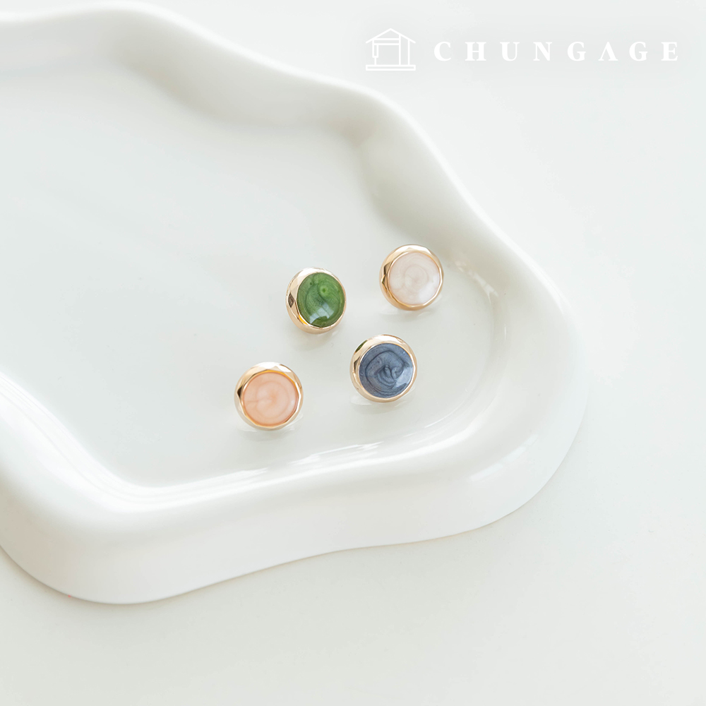 Color Advanced Resin Round Button Clothing Making