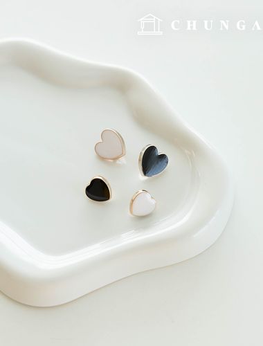 simple heart resin metal button clothes making