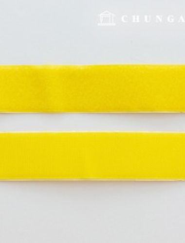 Velcro Slip 50mm Adhesive Velcro Tape 1yard Double Sided Set Yellow