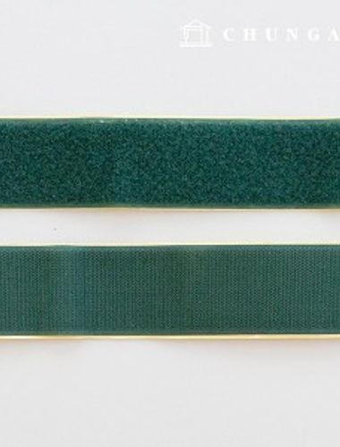 Velcro Sticker 50mm Adhesive Velcro Tape 1yard Double Sided Set Dark Green