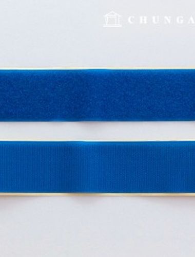 Velcro Sticker 50mm Adhesive Velcro Tape 1yard Double Sided Set Cobalt Blue