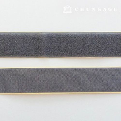 Velcro Sticker 50mm Adhesive Velcro Tape 1yard Double Sided Set Dark Gray