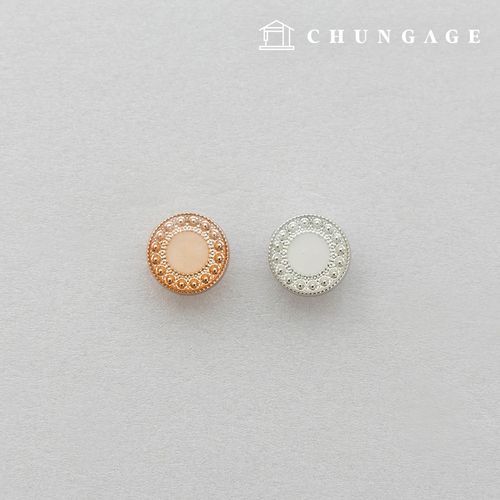 Circular Resin cubic Decoration Button Clothes Making