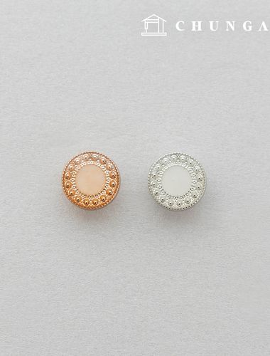Circular Resin cubic Decoration Button Clothes Making