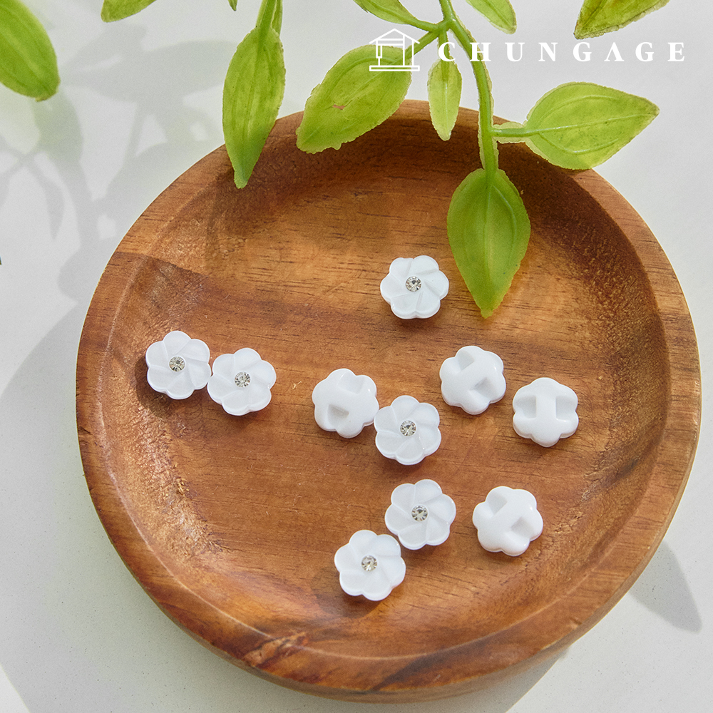 Aurora Flower Flower cubic button clothes making