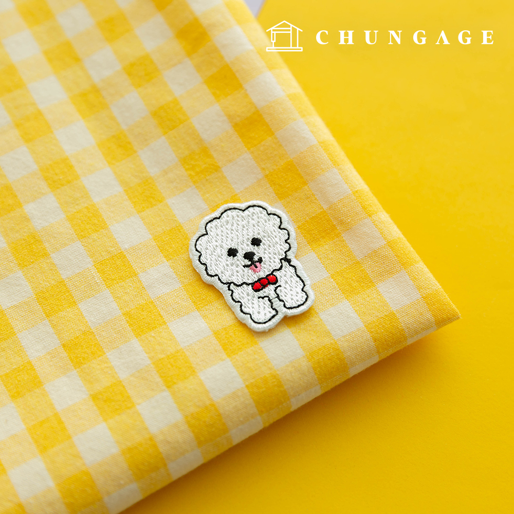 Adhesive Wappen Bichon Pretty Puppy Wappen Patch