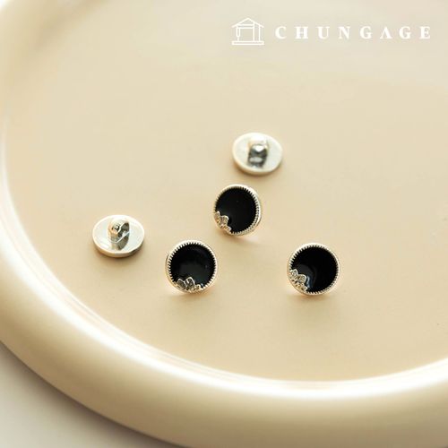 Eden key point Black gold button clothes making