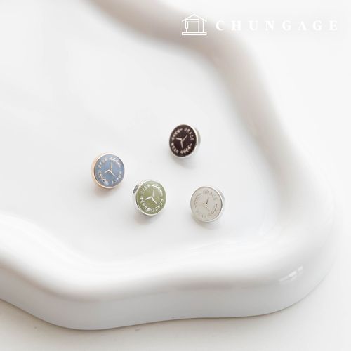 Grace Round Decoration Metal Button Clothing Making