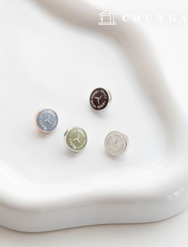 Grace Round Decoration Metal Button Clothing Making