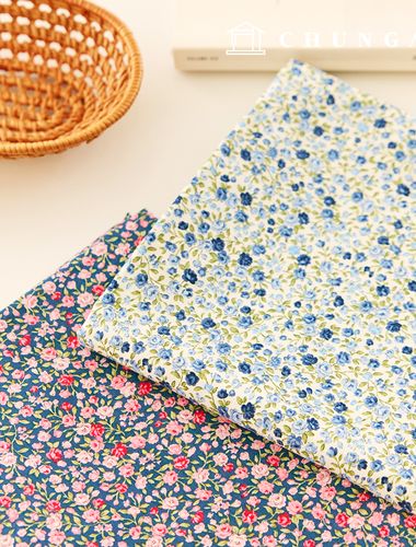 Cotton fabric 30 count high density floral pattern Flower Fabric Granada 2 types