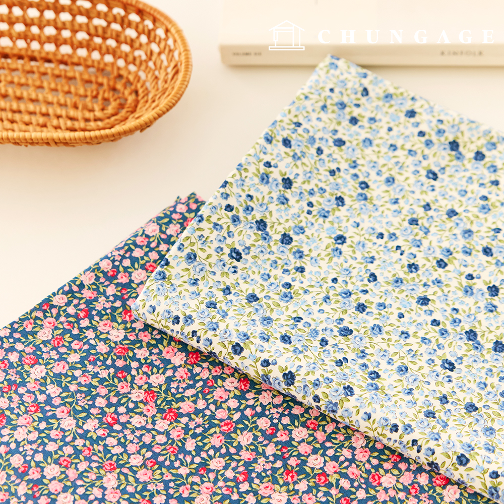 Cotton fabric 30 count high density floral pattern Flower Fabric Granada 2 types