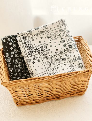 30 count high density paisley fabric Roman Holiday 2 types