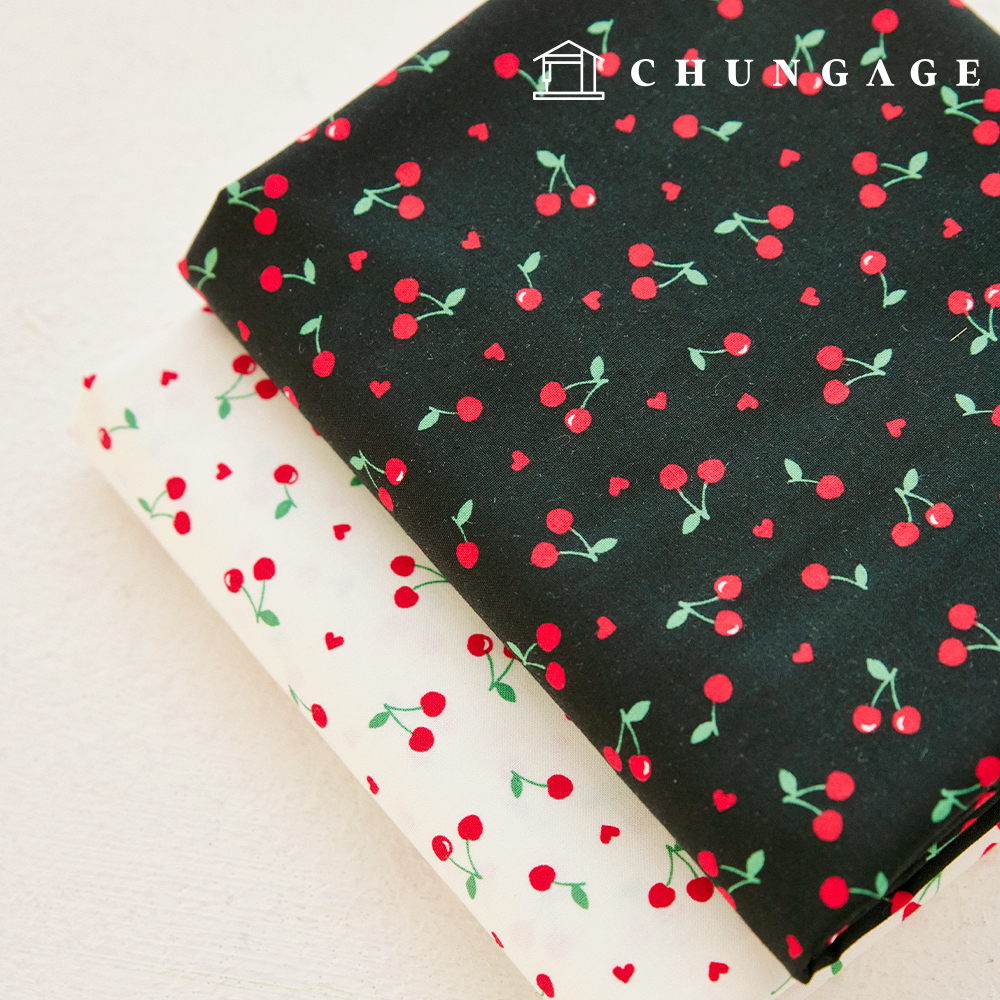 Cotton fabric 30 count high density Cherry Fabric Polin Cherry 2 types